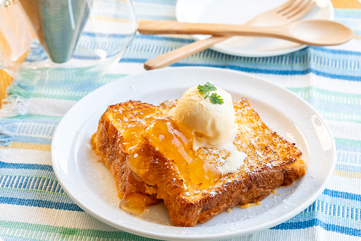 こだわりの「しっとり」フレンチトースト
