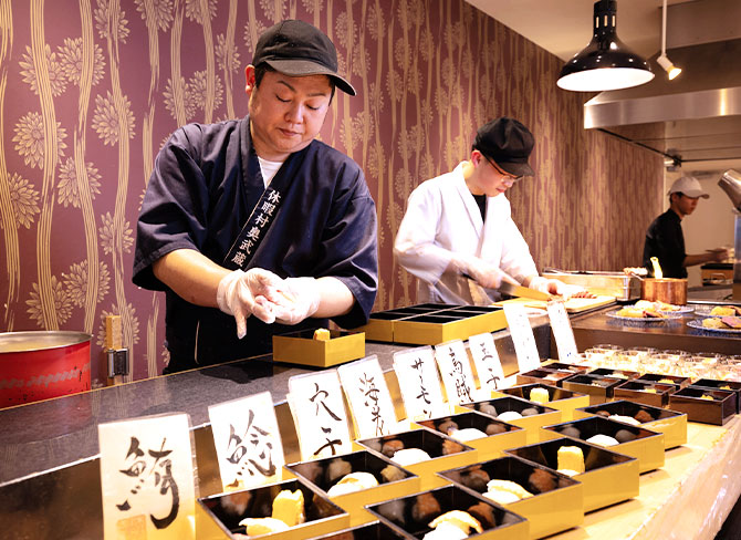 【 出来立て・見せる・魅せる 】にこだわったビュッフェ
