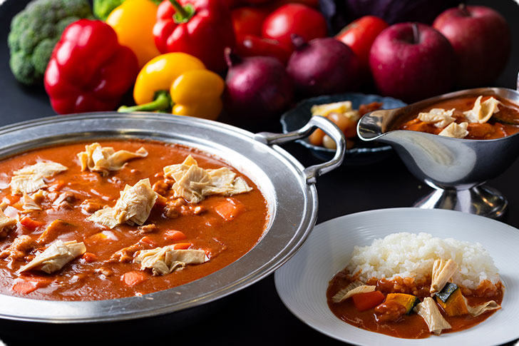 湯波入りバターチキンカレー
