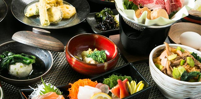 旬の素材を選び抜いた会席料理・逸品三昧