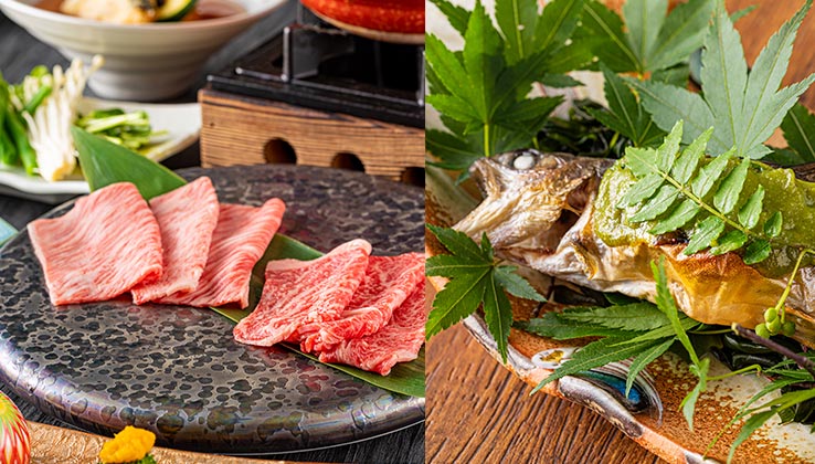 料理長こだわり 旬の料理・食材を堪能