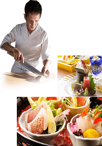 旬をじっくり味わう会席スタイル