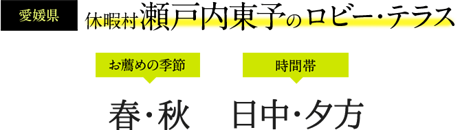 休暇村 瀬戸内東予のロビー・テラス