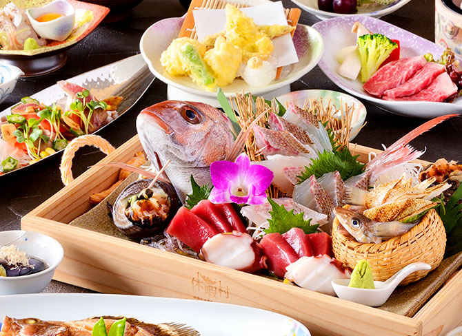 旬の素材をじっくり味わう季節限定の会席料理