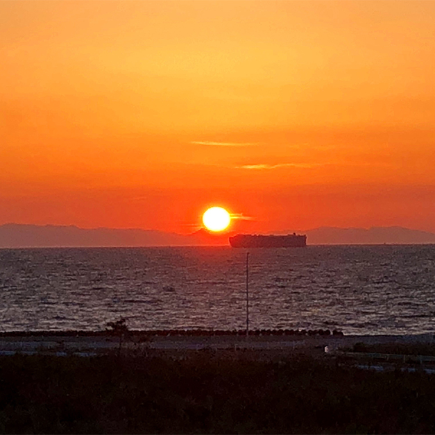 伊良湖 満天テラスで夕日を見よう