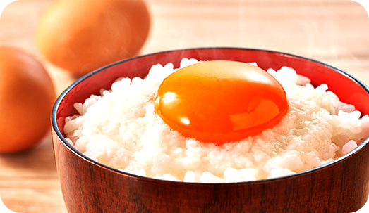 写真:山芋とろろのたまごかけご飯