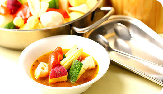 写真:野菜が美味しいスープカレー