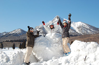 鳥取県　休暇村 奥大山　鏡ヶ成スキー場